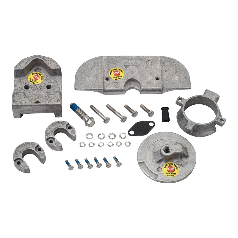 888755Q03 Magnesium Anode Kit - MerCruiser Alpha One Gen II, Grey
