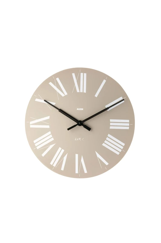Alessi 12 G wall clock - wall clocks (Grey, ABS synthetics)