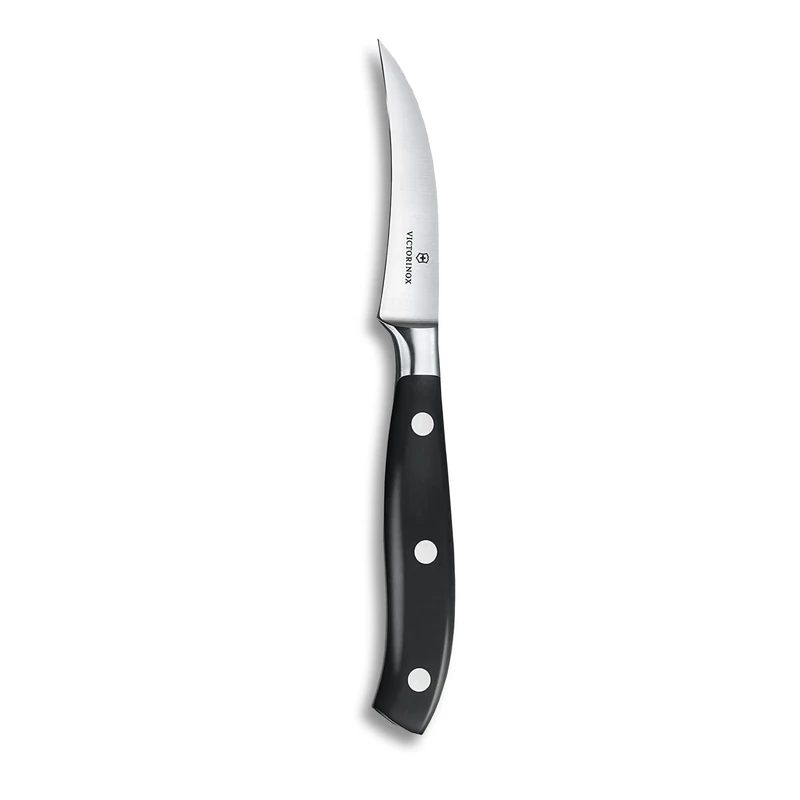 Victorinox Grand Maître Shaping Knife, Extra Sharp Blade, Straight Edge, 8 cm, Stainless Steel, Black