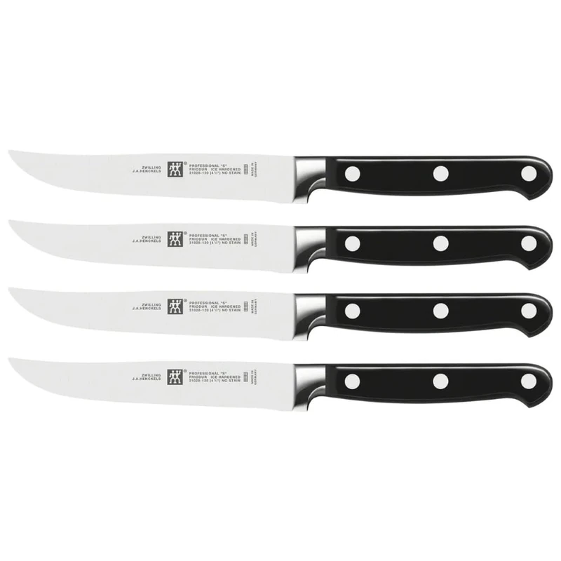 ZWILLING Professional "S" Set of steak knives, 4pcs, cm, Black