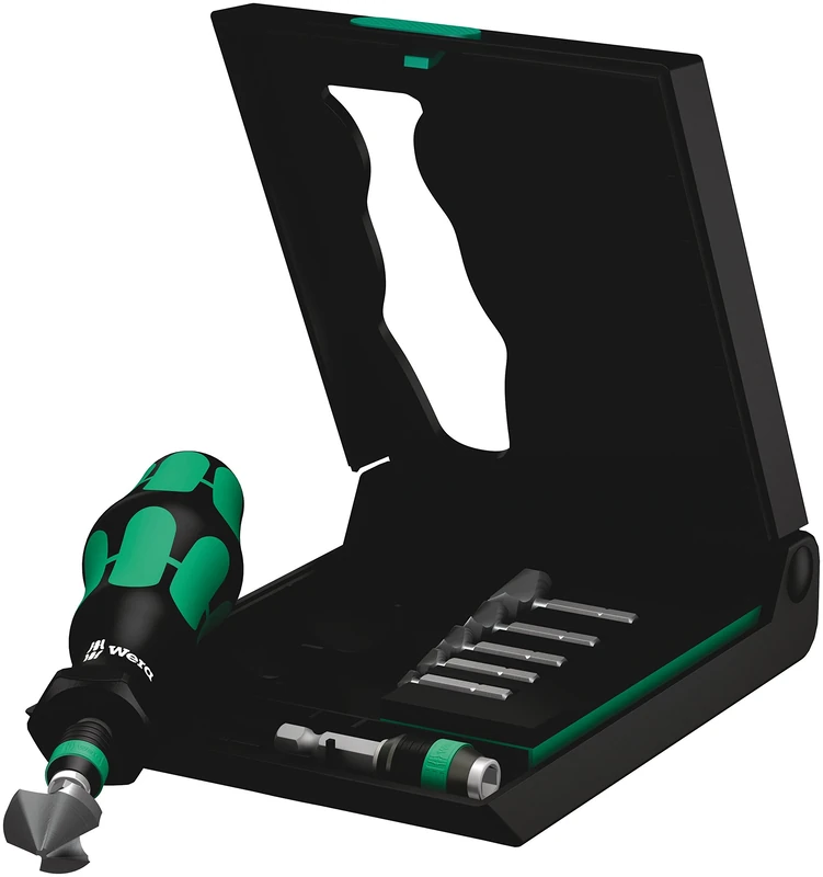 Wera 05104650001 846/8 3-Groove Countersink Bits Set (8 Pieces)