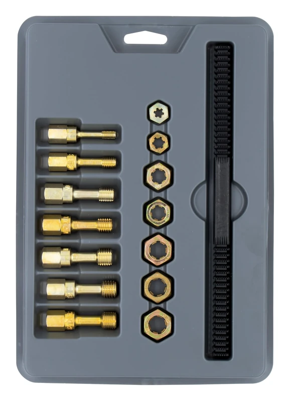 Lang Tools 2584 15-Piece Metric Thread Restorer Set, Black, Gray