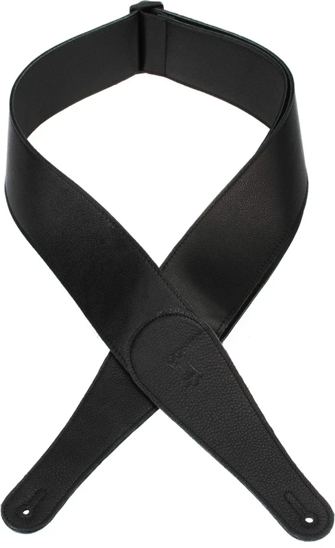 Levy's Leathers M7GG3-BLK Garment Leather Guitar Strap, Black