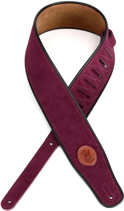 Levy's Leather MSS3-BRG Guitar Strap - Burgundy