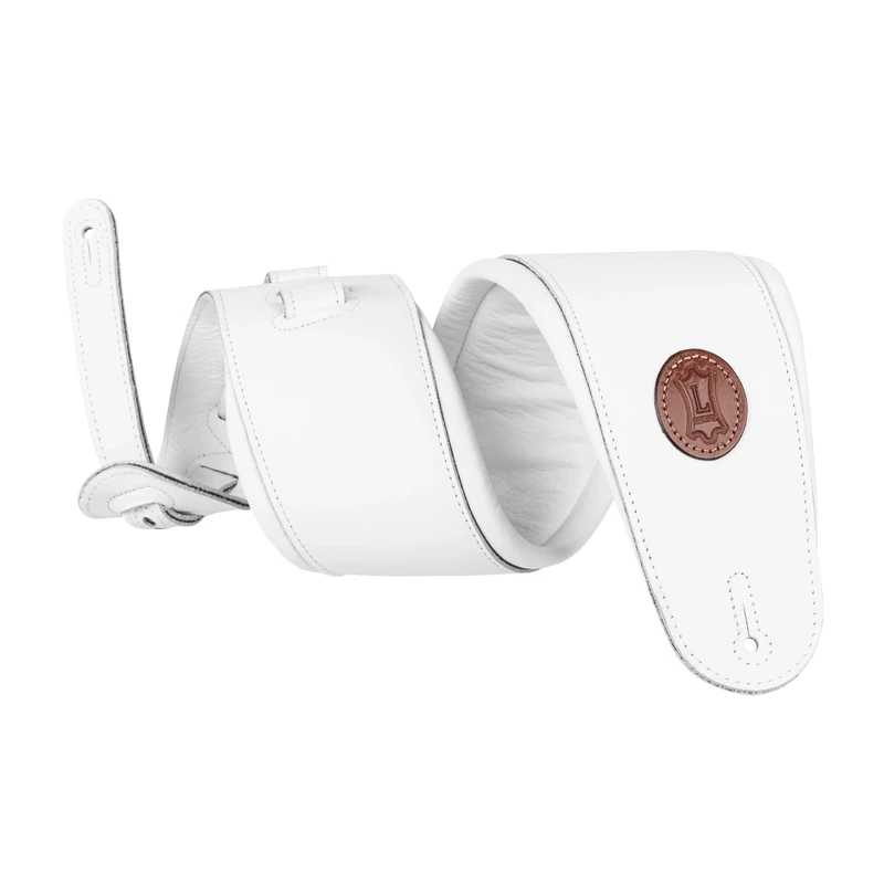 Levy's Leathers Mss2-4-wht 4 Garment Leather Signature Series Guitar Strap - White