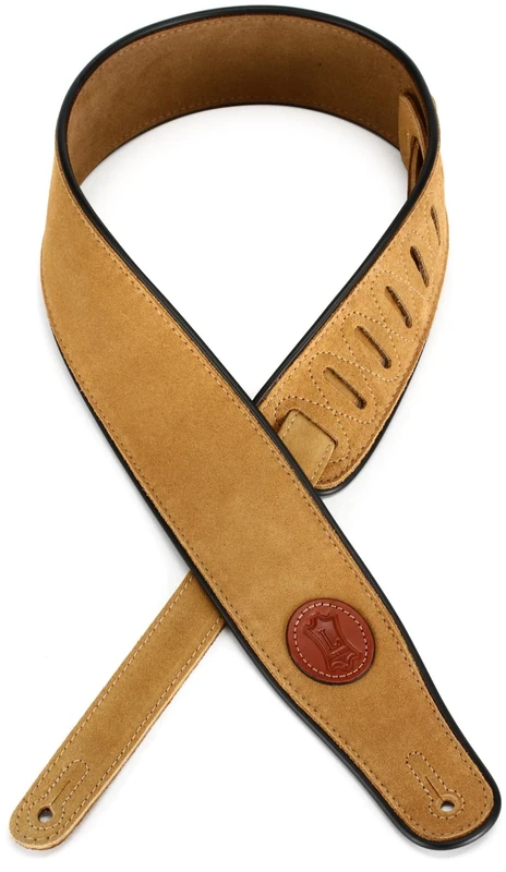 Levy's Suede Leather Guitar Strap - Tan