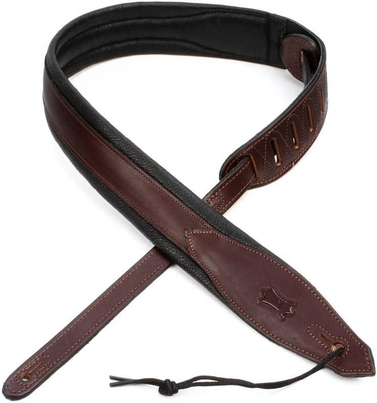 Levy's Leathers Mss80-dbr 2 inch Leather Strap - Dark Brown