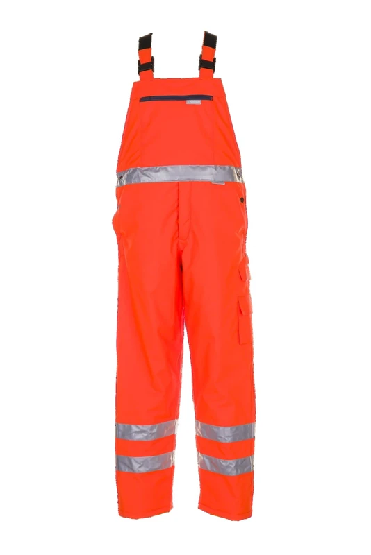 Planam 2063060 Size 2X-Large High Visibility Hi Vis Overalls Winter Dungarees - Orange
