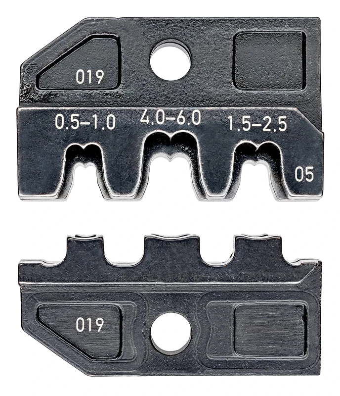 KNIPEX Crimping Die for Non-Insulated Open Plug Type Connectors (Plug Width 4.8 + 6.3 mm), 97 49 05