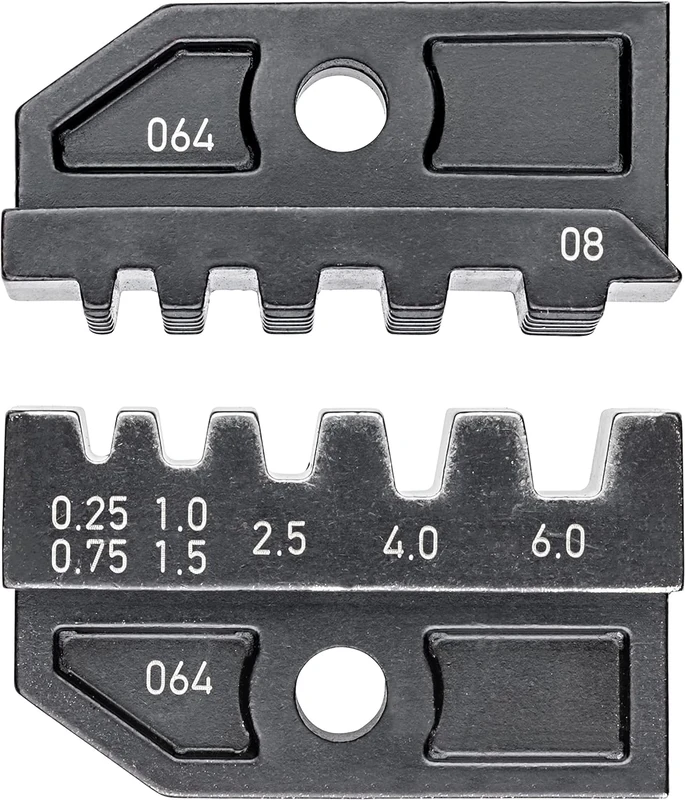 KNIPEX Crimping Die for Insulated and Non-Insulated Wire Ferrules, 97 49 08