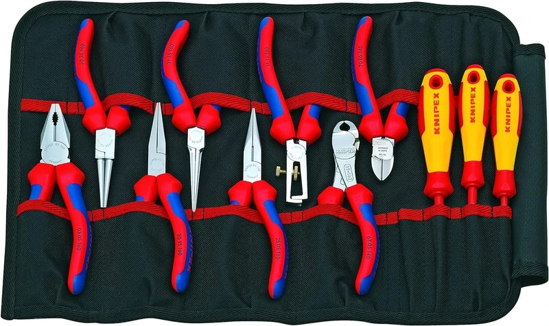 KNIPEX 00 19 41 Tool Roll 11 Parts