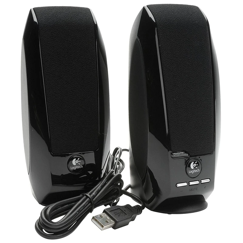 Logitech OEM S150 2.0 Speaker System - Black USB Powered Speakers