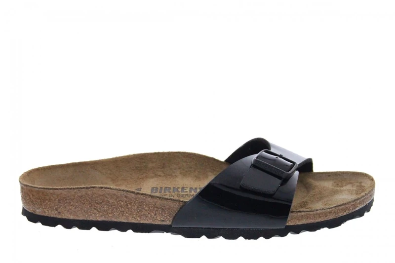 Birkenstock Madrid Mules/Clogs Women Black/Varnish - 3.5 - Mules Shoes