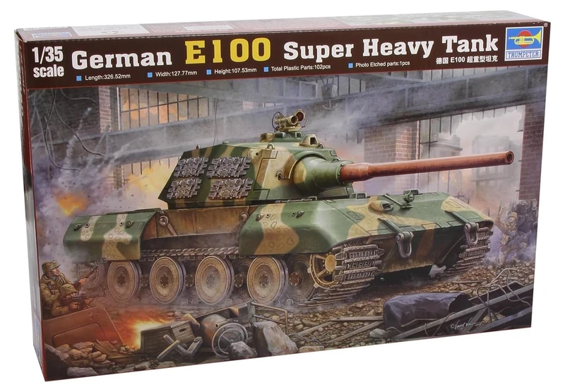 Trumpeter 384 1:35 German E100 Tank Model Kit