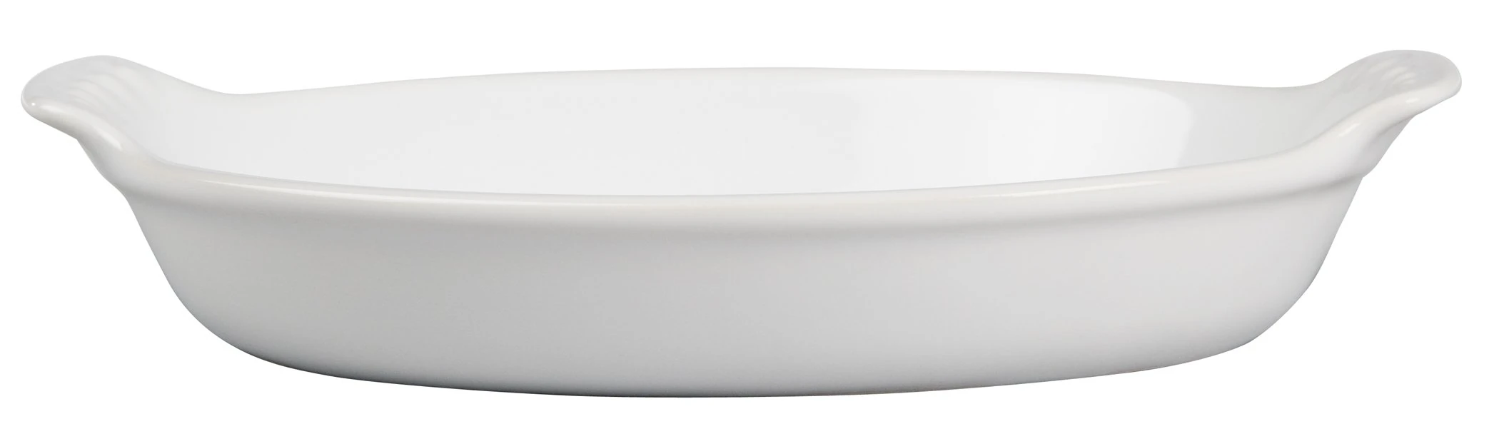 Le Creuset Stoneware Heritage Oval Au Gratin, 6 oz. (6.5"), White