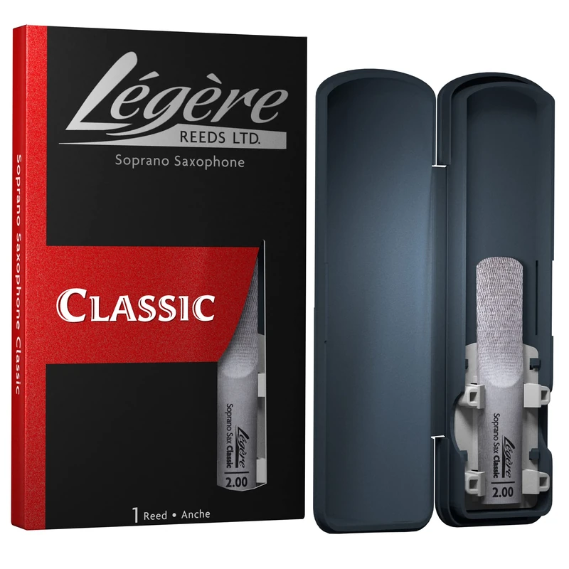 Légère Reeds - Soprano Saxophone Reed, Classic, Strength 2.00 (SS2.00) - Premium Synthetic Woodwind Reed