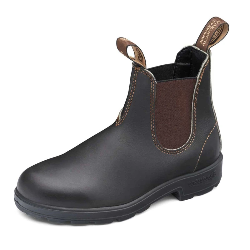 Blundstone Men's Classic 500 Chelsea Boots, Stout Brown, 8.5 UK Wide