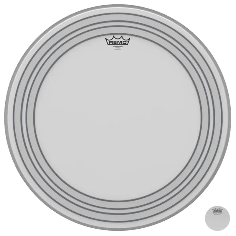 Remo Powersonic Coated Bass Schlagzeugfell Drum Head, 22" PW-1122-00