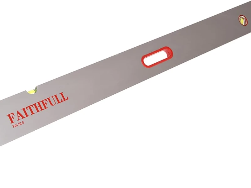 Faithfull SL8 Screeding Level 2400mm/8ft 3 Vial and Grips