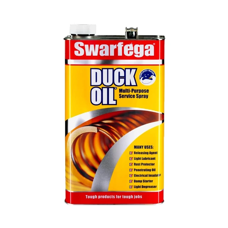 Swarfega Duck Oil Multi-Purpose Lubricant, Rust Protector, Releases Rusty Bolts, Light Degreaser, Silicone Free, 5L Can