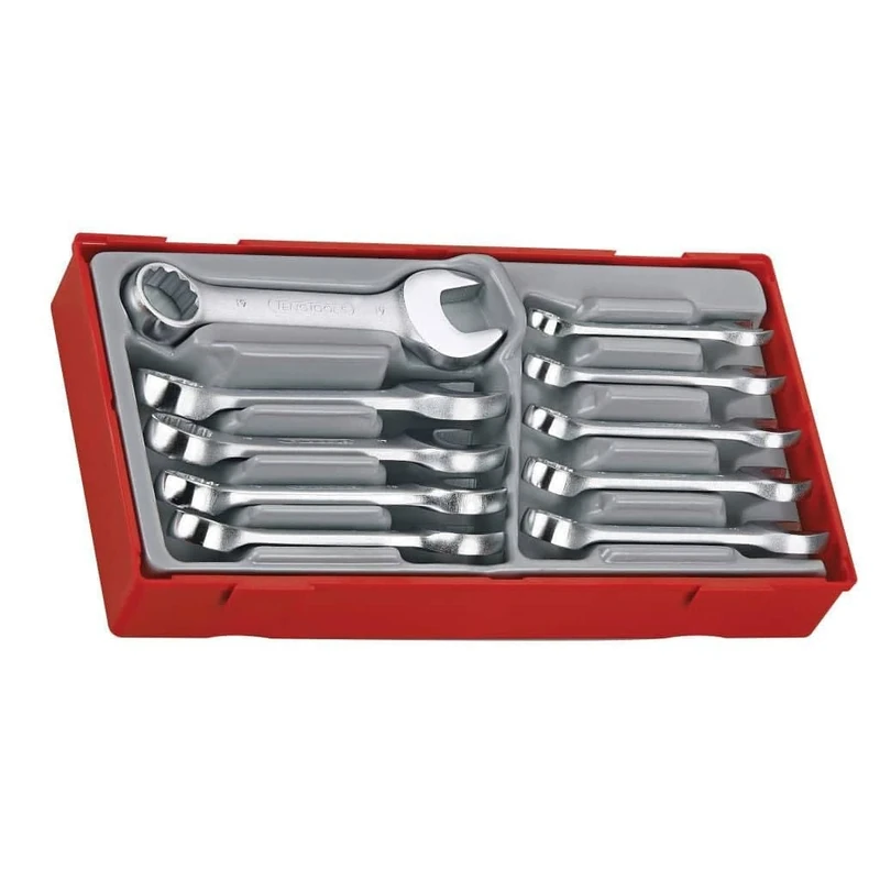 Teng TT6010MMidget Combination Spanner Set Metric (10 Pieces)