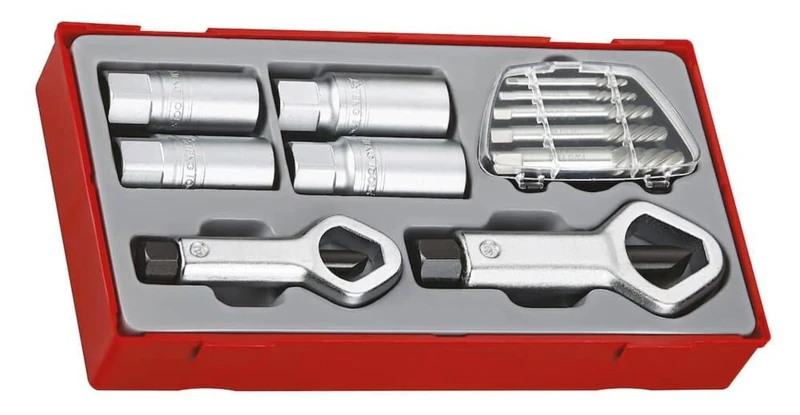 Teng TTSN11Stud and Nut Remover Set, 11 Pieces
