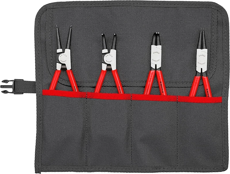KNIPEX Set of Circlip Pliers 4 Parts, 00 19 56