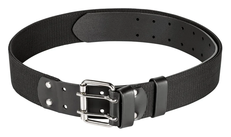Bahco Unisex 4750-hdlb-1 Heavy-duty 4750 HDLB 1 Heavy Duty Leather Belt, Black, Fits waist 28 to 50 UK