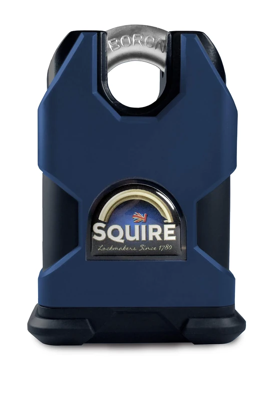 Squire SS50CP5Henry Stronghold P5 Cylinder Closed Shackle Steel Padlock, 50 mm (Length), Blue