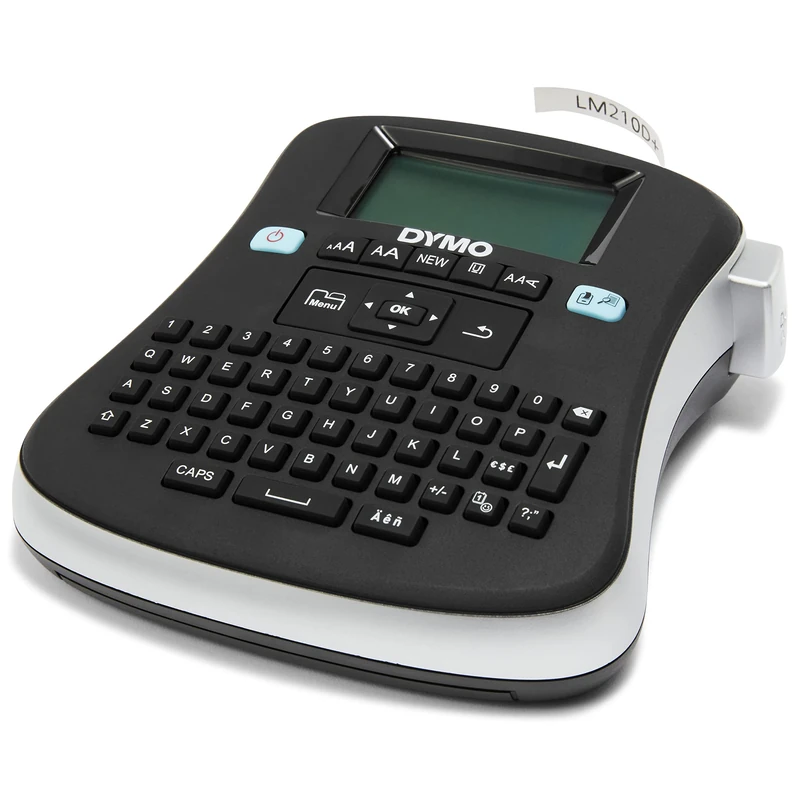 DYMO LabelManager 210D Label Maker | Desktop Label Printer | Portable Label Maker with QWERTY Keyboard | Large Display & One-Touch Smart Keys | For Home & Office