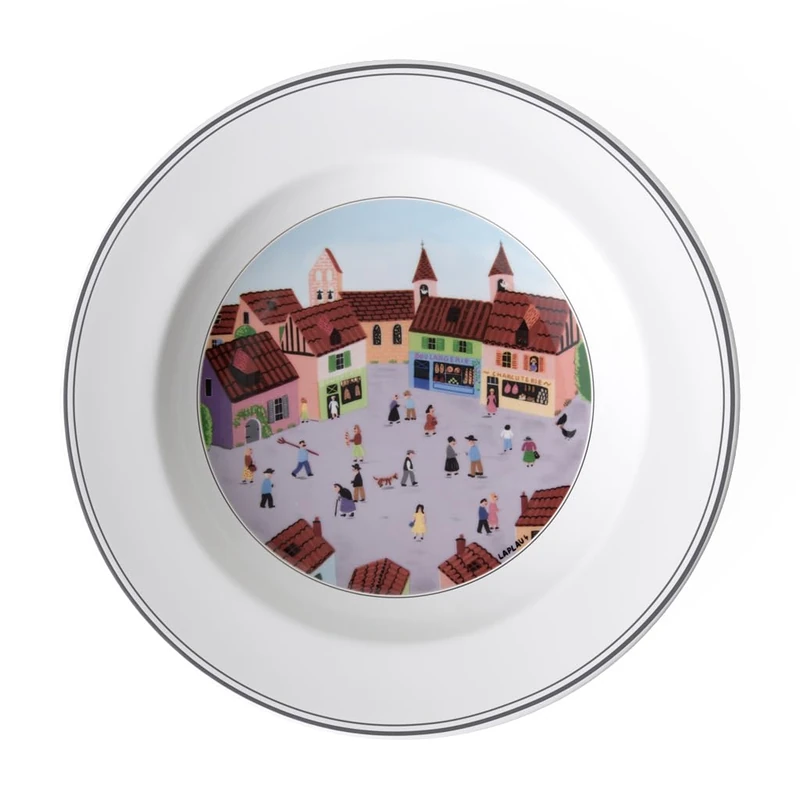Villeroy & Boch Design Naif 21 cm deep Plate, Village