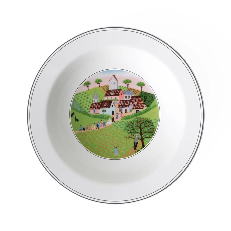 Villeroy & Boch Design Naif 20 cm Deep Plate, Marriage
