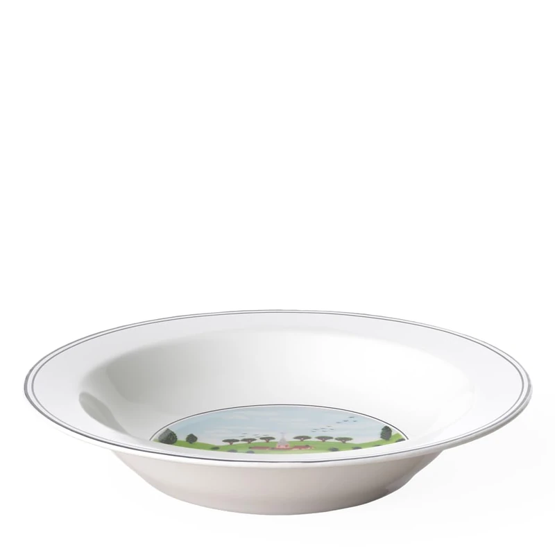 Villeroy & Boch Design Naif Salad Bowl-Meeting, Premium Porcelain, White/Colourful - Image 1
