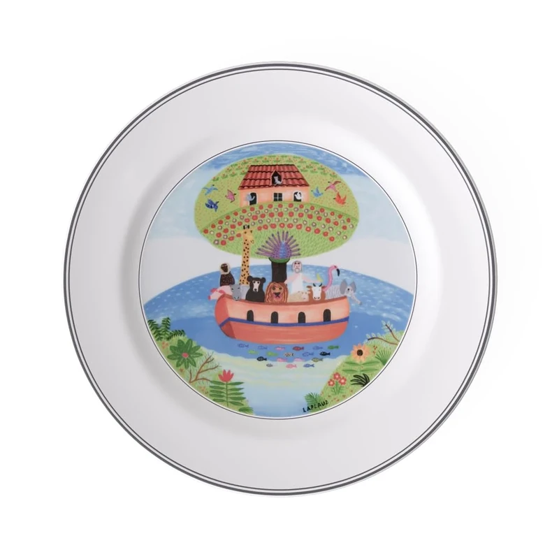 Villeroy & Boch Design Naif 27 cm Flat Plate, Noah’s Ark