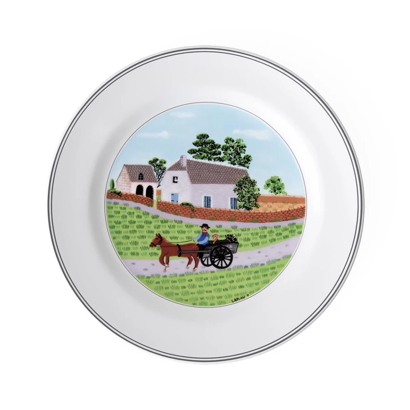 Villeroy & Boch Design Naif 27 cm Flat Plate, Farmer