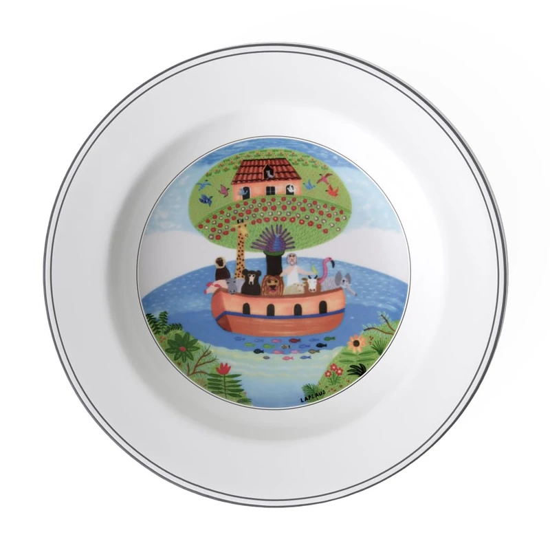 Villeroy & Boch Design Naif 21 cm deep Plate, Noah’S Ark