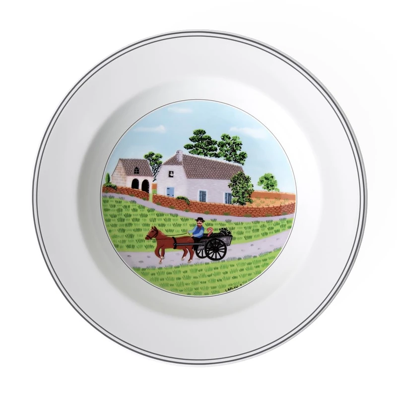 Villeroy & Boch Design Naif 21 cm Deep Plate, Farmer - Image 1