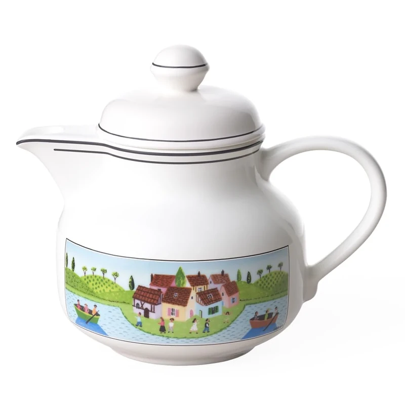 Villeroy & Boch Design Naif 0.90 Litre Teapot, 6 Persons