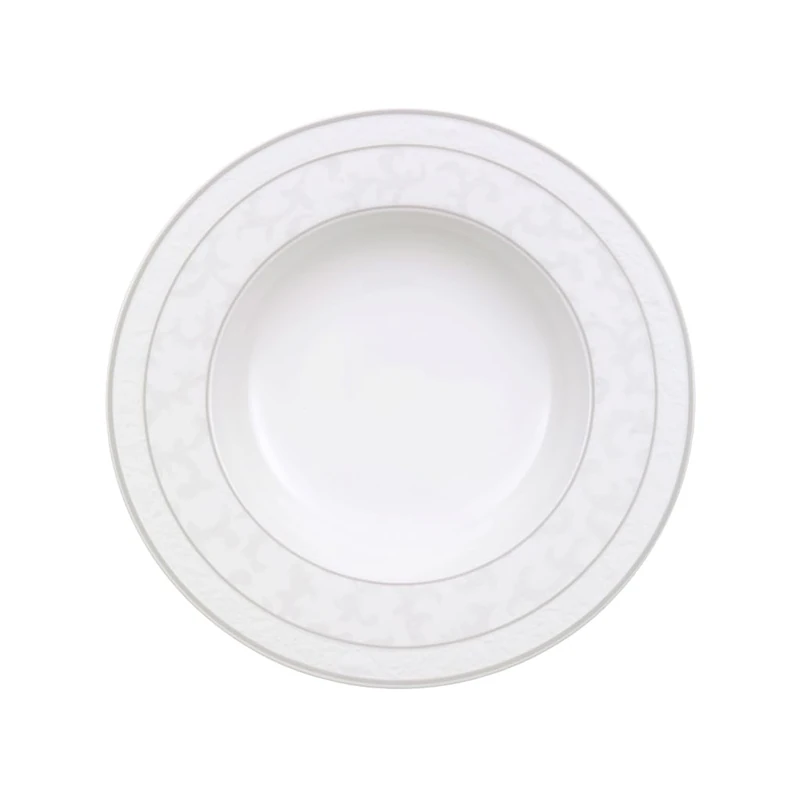 Villeroy & Boch Gray Pearl 24 cm Deep Plate