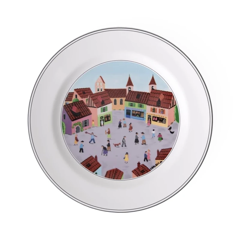 Villeroy & Boch Design Naif 27 cm Flat Plate, Village
