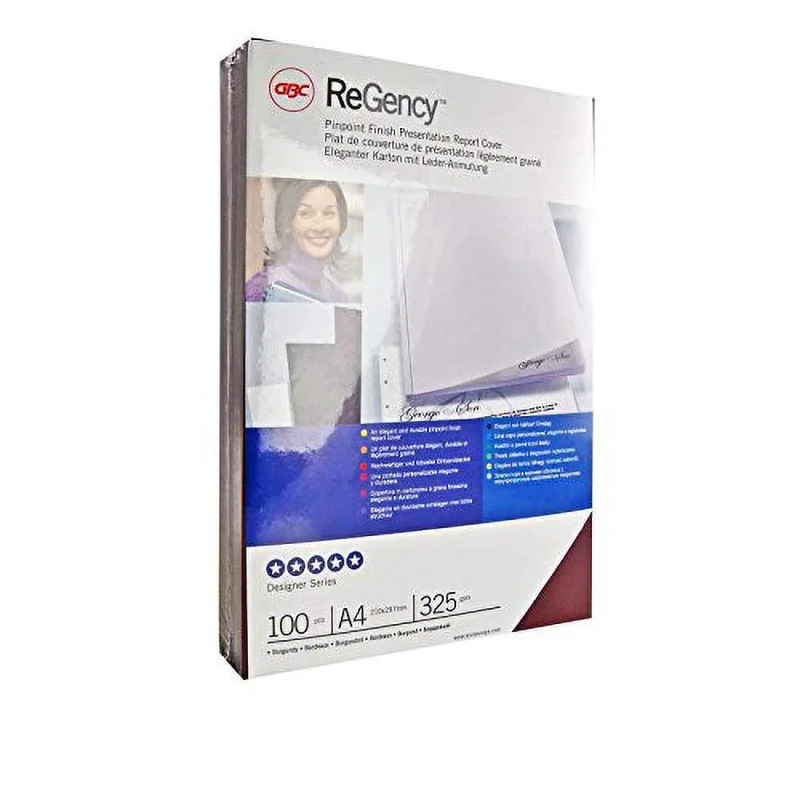 GBC CE030010 A4 Regency Binding Covers - Black