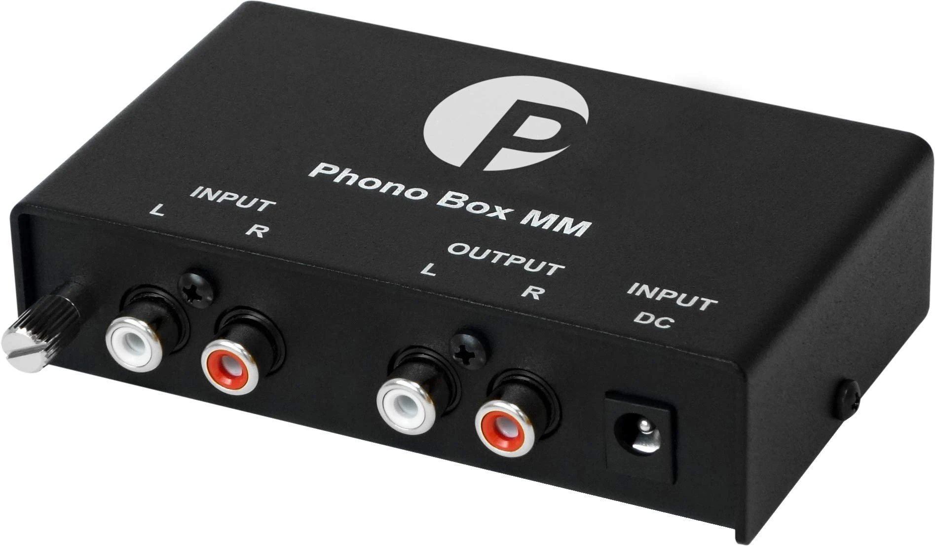 Pro-Ject Phono Box MM, Phono preamplifier with metal case and special low-noise ICs