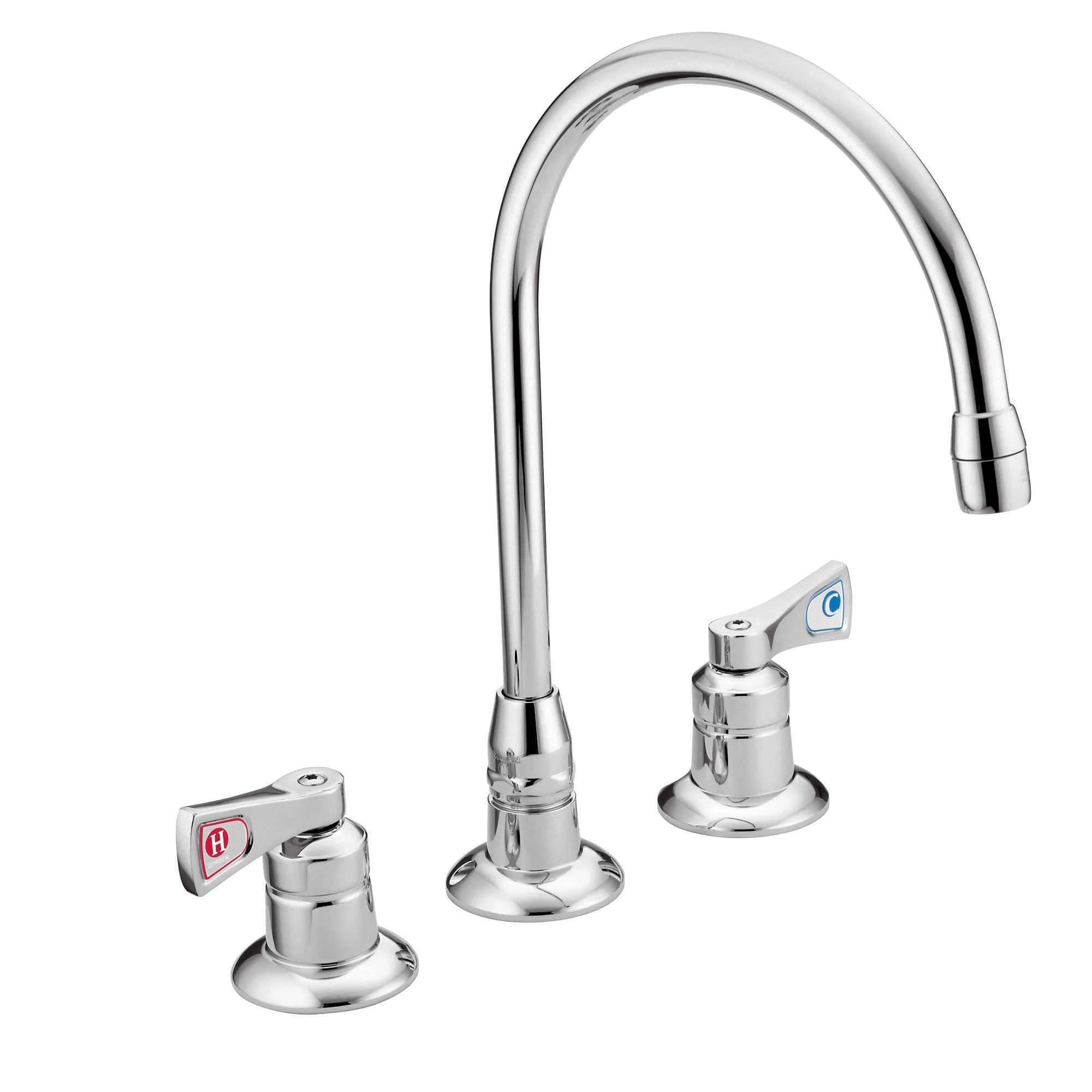 Moen 8227 Commercial M-Dura Widespread Kitchen Faucet 2.2 gpm, Chrome
