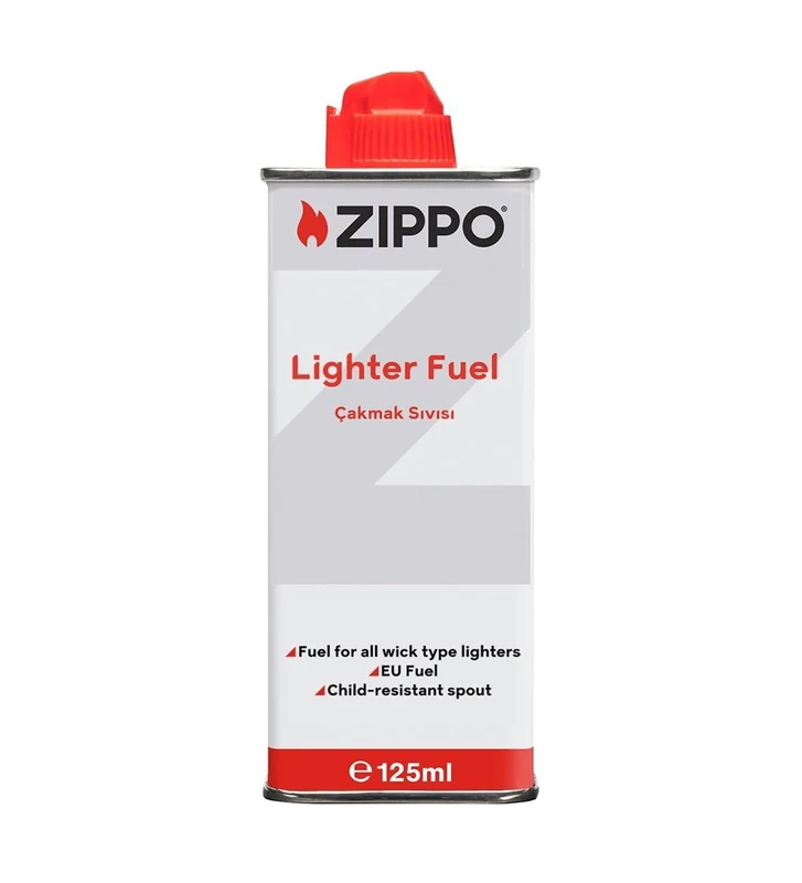 Zippo - Lighter Fuel, 125 ml, Fuel, Ideal for Storm Lighters, Clean and Economical