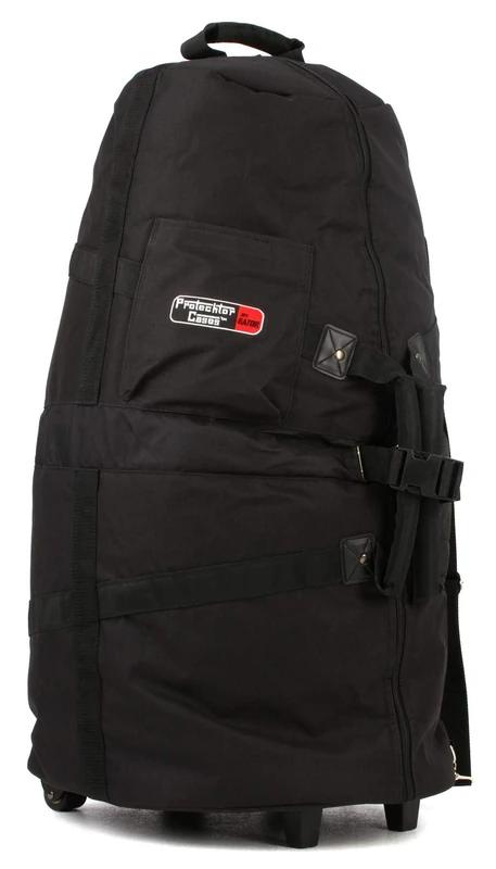 Protechtor Percussion Padded Conga Bag with Adjustable Strap with Wheels