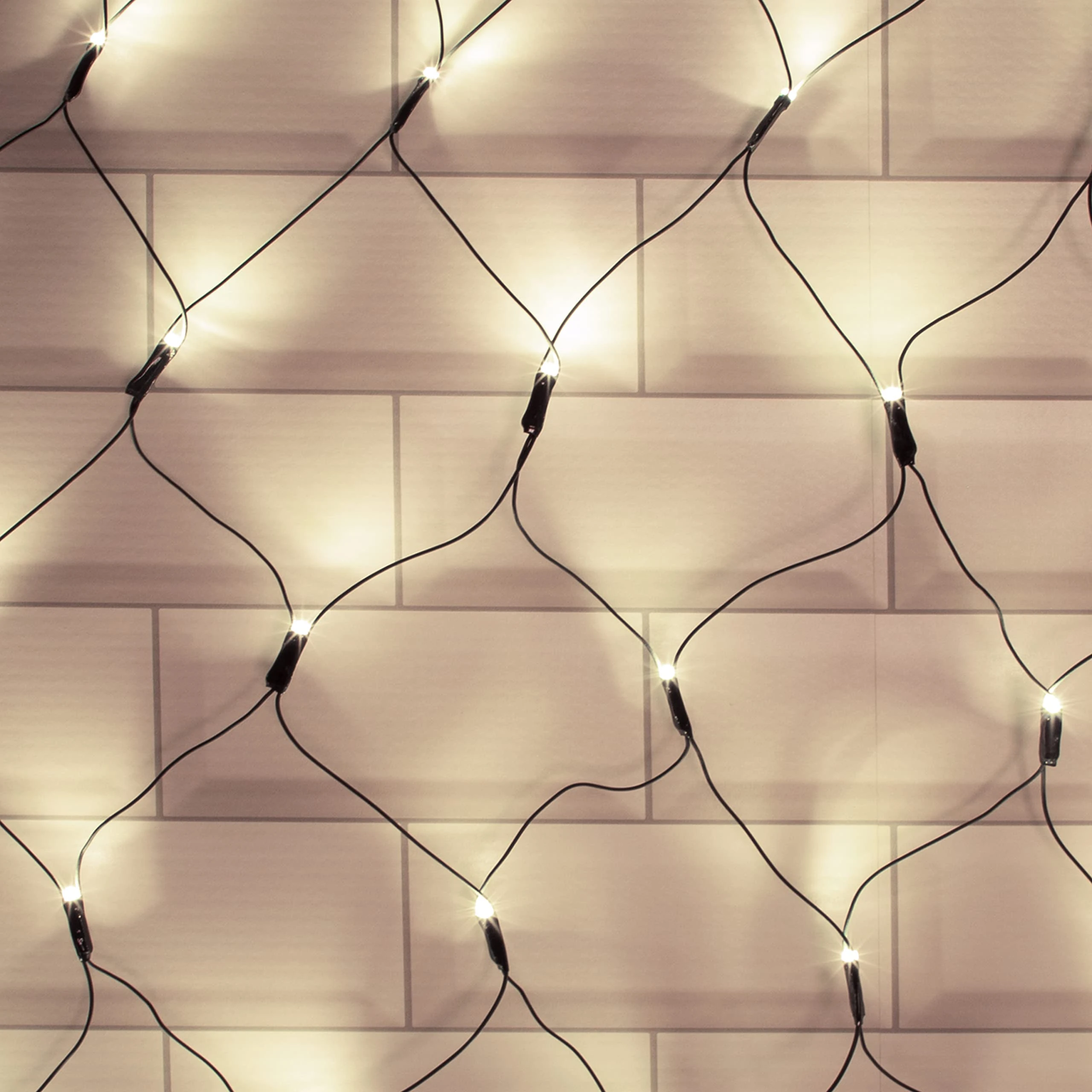 The Christmas Workshop 77930 108 LED Bright White Net Christmas Window Lights | Mains Powered | Indoor and Outdoor | Christmas/Weddings/Gardens | 1.2M x 1.2M