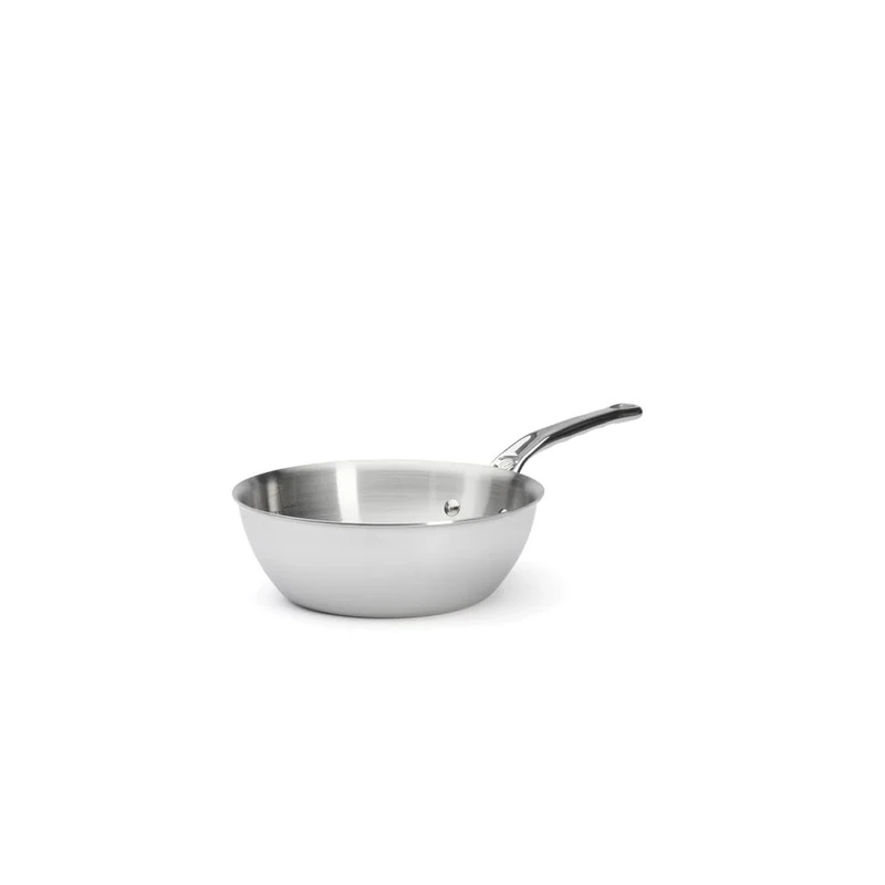 De Buyer 3736.20 Affinity Rounded Sauté Pan with Handle, 20 cm Diameter