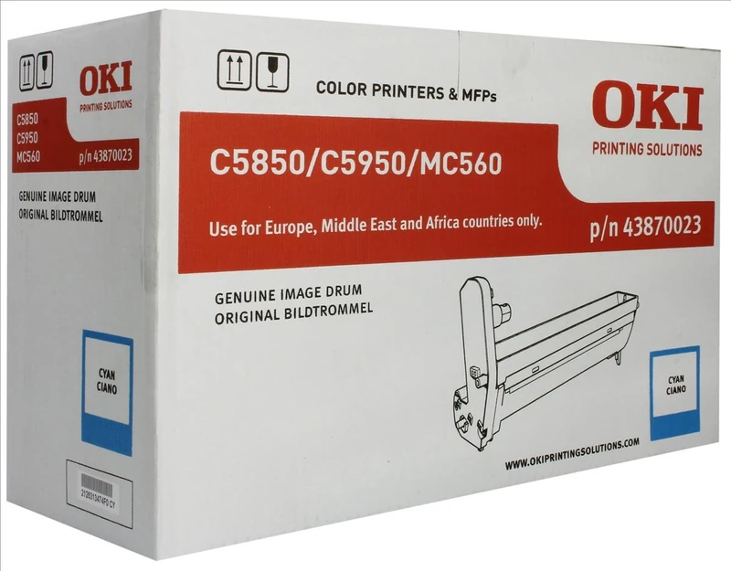 OKI C5850 / MC560 image drum 20000 pages - cyan 43870023