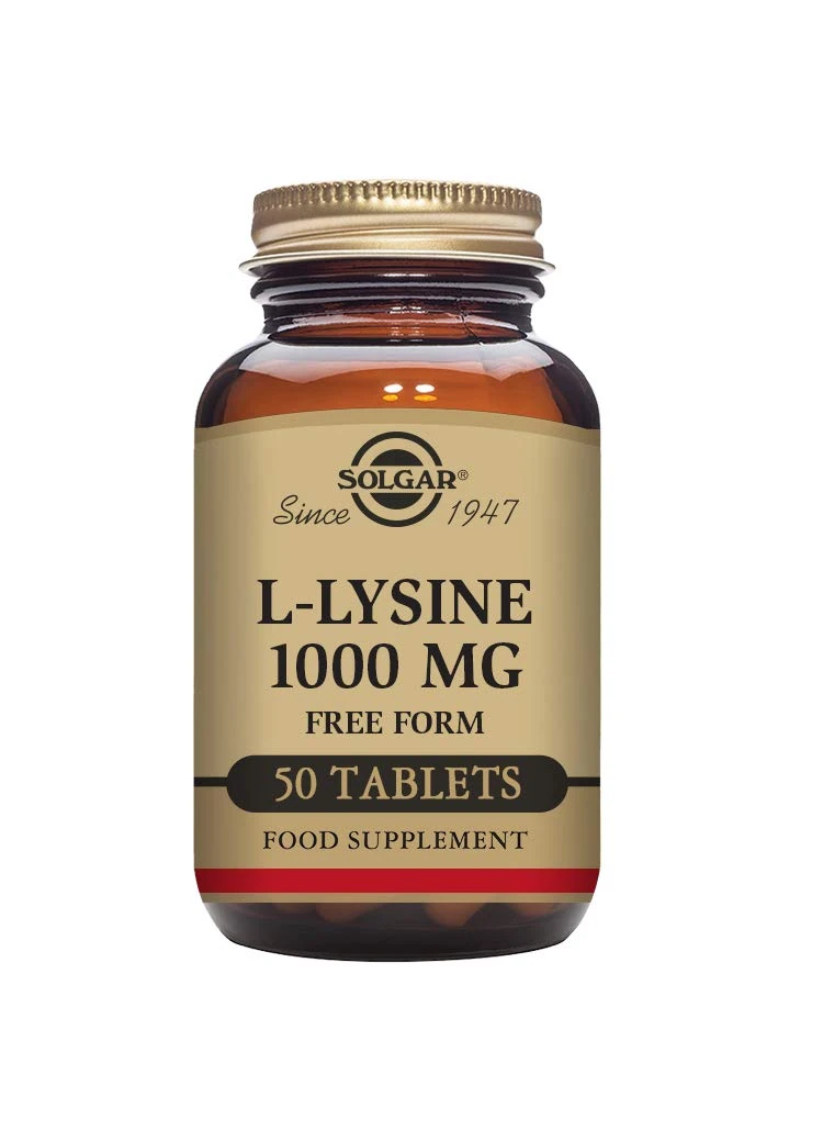 SOLGAR Lysine 1000 Mg, 50 CT