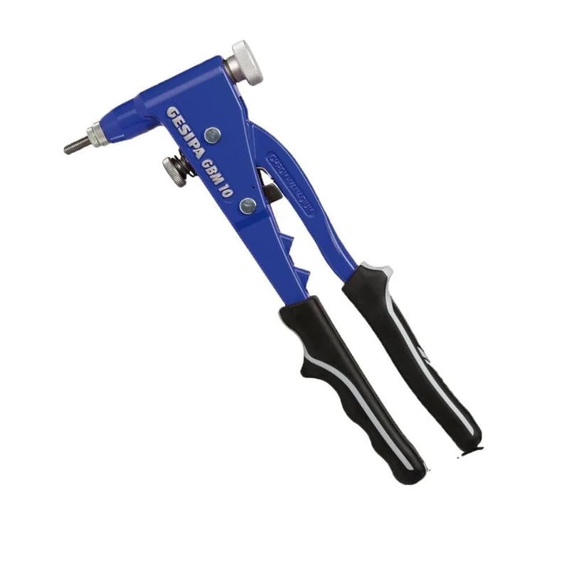 Gesipa 1434761 "GBM 10" Blind Rivet Nut Hand Tool, Blue/Black